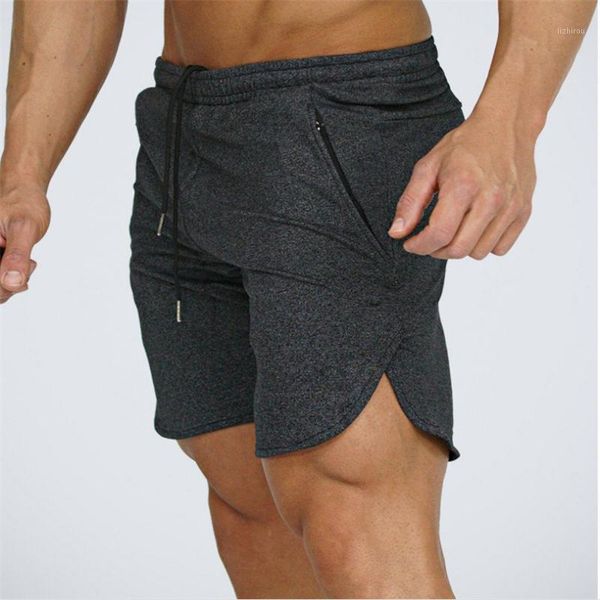 

men's shorts 2021 men casual brand gyms fitness professional bodybuilding short pants size m-xxl, White;black