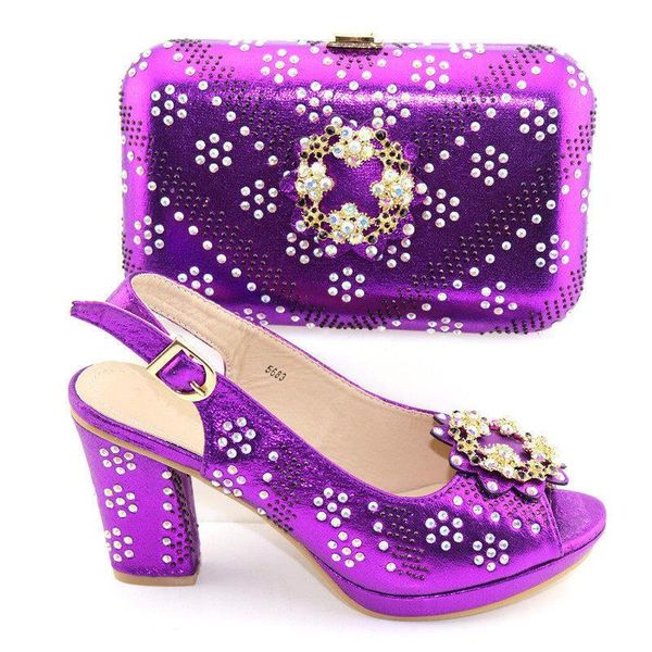 

dress shoes elegant women purple and matching bag set latest italian ladies pumps on stock tx-683, Black