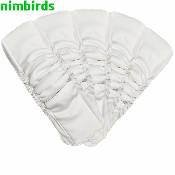 6 pcs / lote reutilizável fraldas laváveis ​​inserções de algodão de algodão de bambu para fraldas de bebê inserção de carvão transformando forros de mudança para cobertura 210312