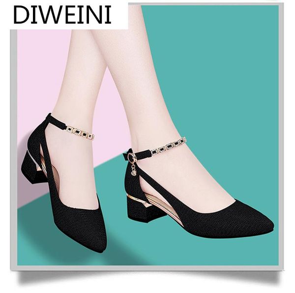 

sandals fashion women's ankle boots low kitten high heels pointed toe stiletto autumn winter black leather shoes