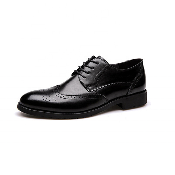 

dress shoes 2021 factory custom comfortable genuine leather oxfords mens, Black