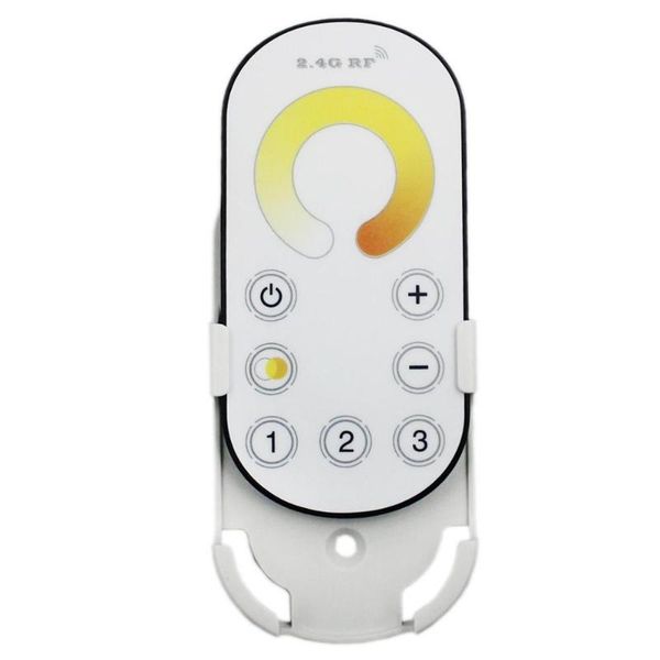 

2.4g rf wireless cct led color temperature controller dc 12v-24v 12a with touch remote control for ww/cw dual color strip jk222