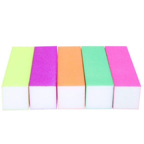 

nail gel 10pcs files shop manicure tools sanding polishing blocks, Red;pink