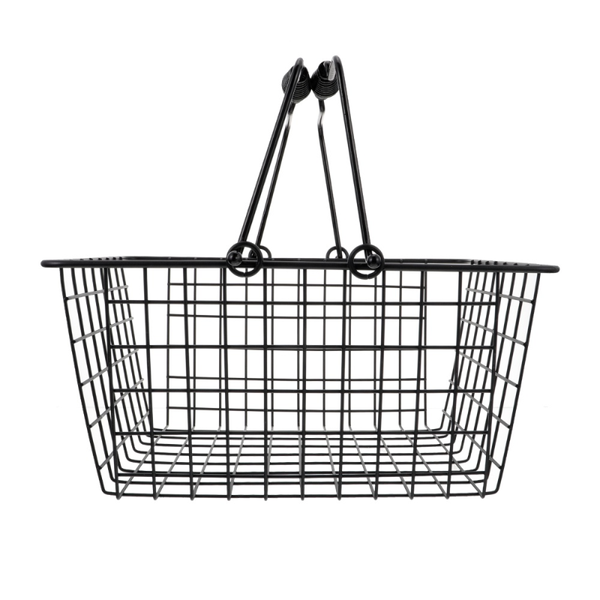 

storage baskets 1pc kitchen basket fruit vegetable drain portable (black)