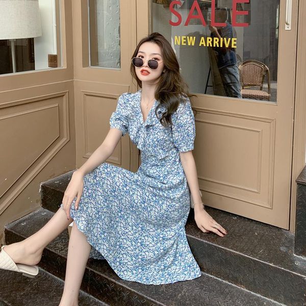 

casual dresses cmaz for women summer 2021 korean style, Black;gray