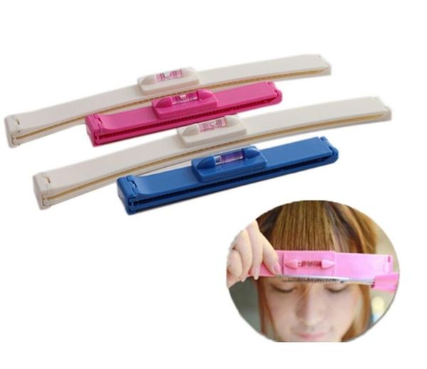 New Women Girl Girl Trimmer Fringe Cut Tool Clipper Clipper Guia para Cute Hair Bang Nível Régua Acessórios # 132