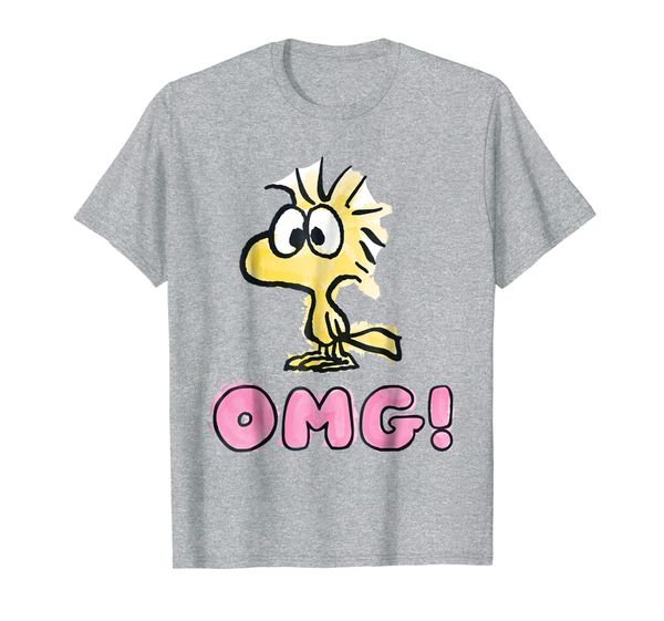

funny woodstock peanuts omg t shirt, White;black