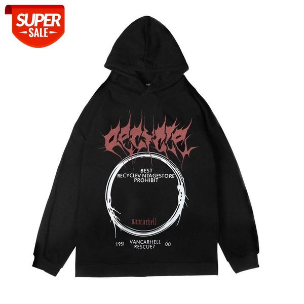 

seveyfan 2021 men's hip-hop sweatshirts personalized printing loose graffiti llong-sleeved hoodies jacket #kd7z, Black