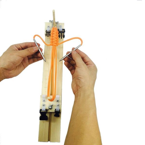 

outdoor gadgets diy paracord jig tool noble eagle bracelet wristband knitting adjustable rope weaving maker platform