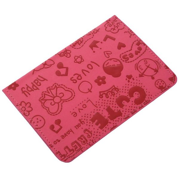 

card holders organizer passport cover leather holder-rose red, Brown;gray