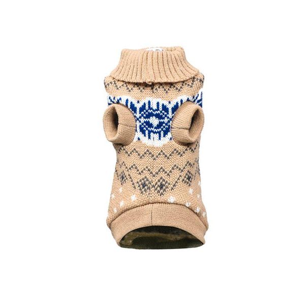 

dog apparel knitted classic pet sweater small medium autumn winter warm costume for daily wear