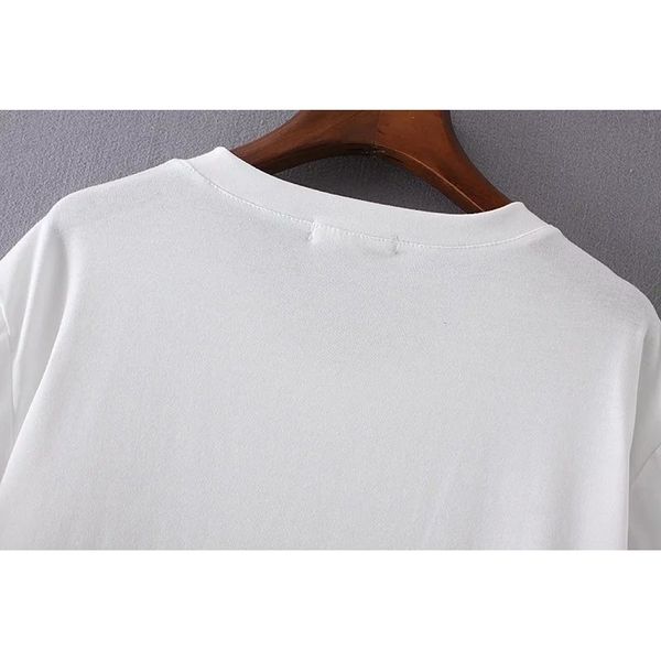 

han edition loose cotton short sleeve t-shirt in the summer of big mm 210306, White