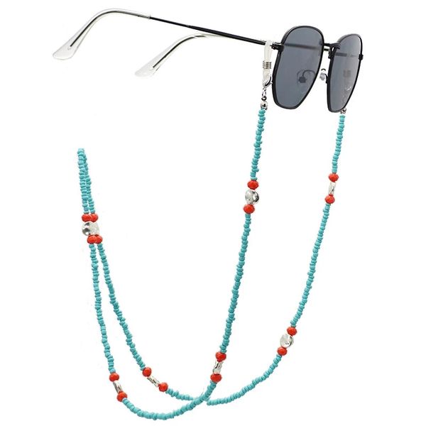 

2021 fashion reading glasses chain retro beads eyeglass sunglasses spectacle cord neck strap string mask chain eyewear accessary