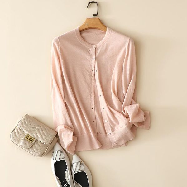 

women's knits & tees knitted 100% cashmere cardigan + vest 2 piece set, White