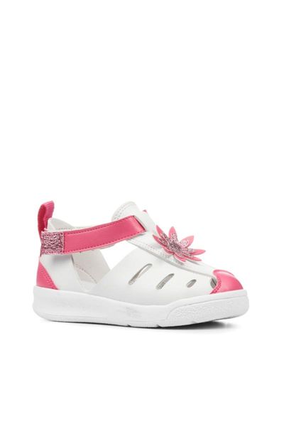 

sandals female child baby pink white casual, Black