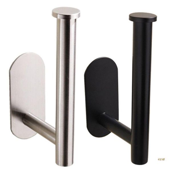 

toilet paper holders 41xb stainless steel roll holder rack wall mount tissue towel punch stand dispenser shelf home kitchen