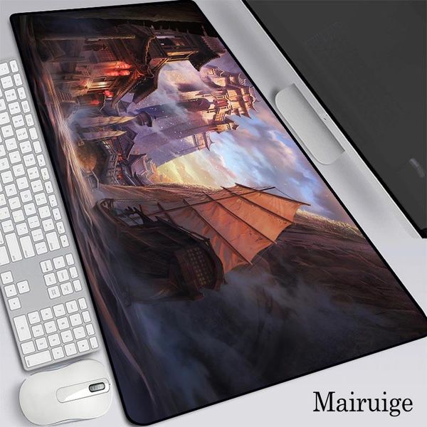 

mouse pads & wrist rests castle building large pad pc gamer keyboard xxl art mousepad desk mat lapcomputer table gaming accessories carp