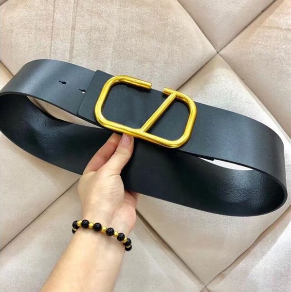 

width 7.0cm belts womens belt leather black and red belt designers belts for women big gold buckle classic casual pearl belt ceinturexcvxfvx, Black;brown