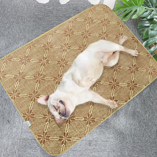 

cat beds & furniture double sided pet mat cooling breathable bed for pets summer removable and washable soft blanket