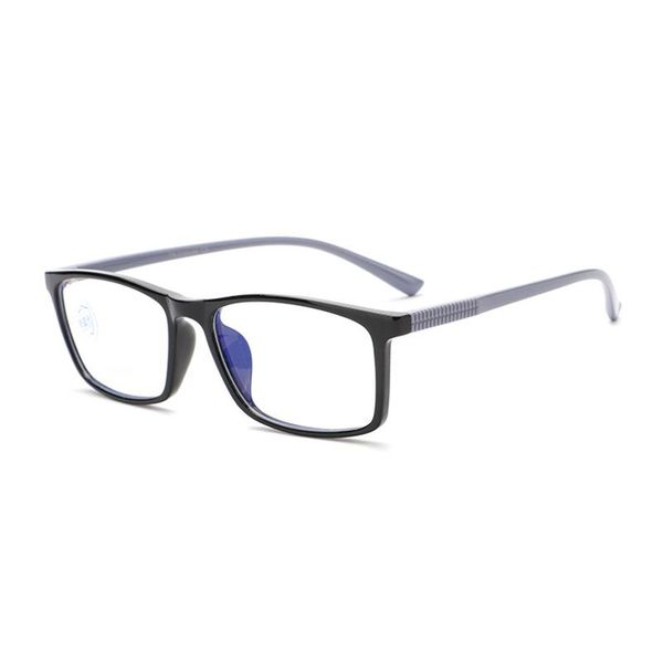 

fashion sunglasses frames logorela rectangular ultralight tlf8020 tr90 business men glasses frame prescription eyeglasses women full rim eye, Black