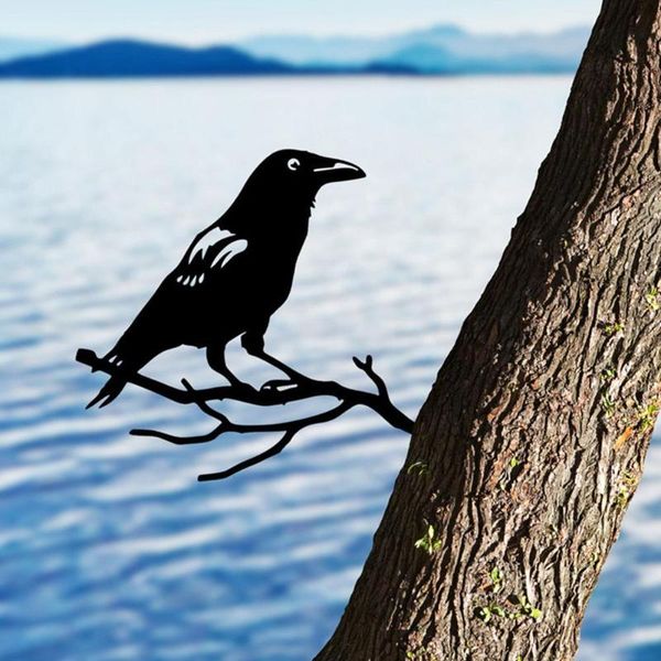 

garden decorations art outdoor backyard branch metal animal decoration gift creative simulation bird ornament statues