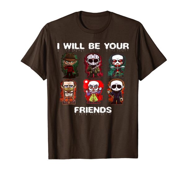 

I Will Be Your Friend Horror Puppet Doll Themes 80s T-shirts, Mainly pictures