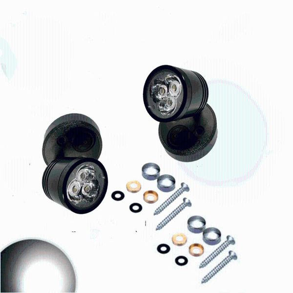 

wall lamp led adjustable modern dc12v 24v 3w warm light/white light family el bedside, rv, yacht reading lights black, silver