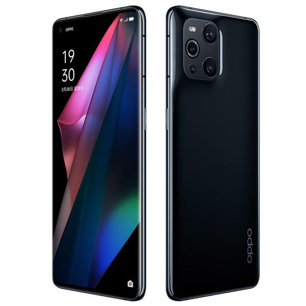 Оригинальный OPPO Найти X3 Pro 5G Мобильный телефон 8 ГБ ОЗУ 256 ГБ ROM Snapdragon 888 50.0MP NFC IP68 4500MAH Android 6.7 