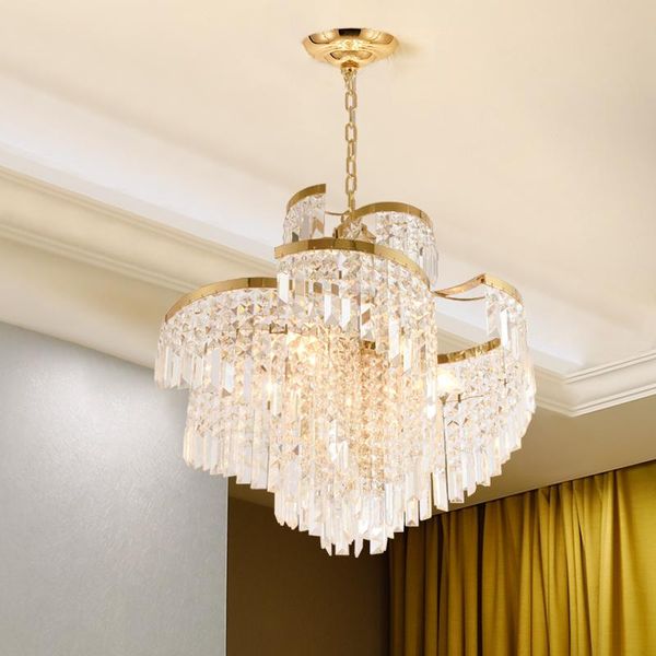 

pendant lamps postmodern light luxury crystal creative nordic living room bedroom dining home fashion atmospheric chandelier