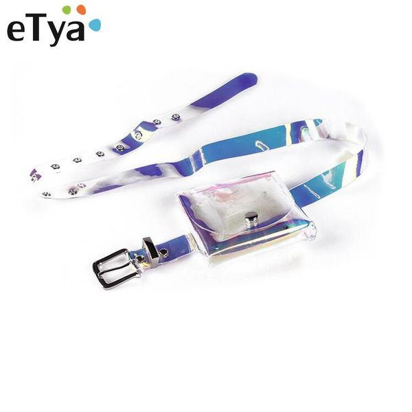 

waist bags etya fashion packs transparent women bag pack female girl travel belt