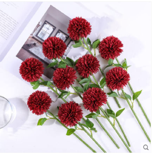 

decorative flowers & wreaths simulation hydrangea rose bouquet living room dining table vase decoration fake flower floral arrangement home