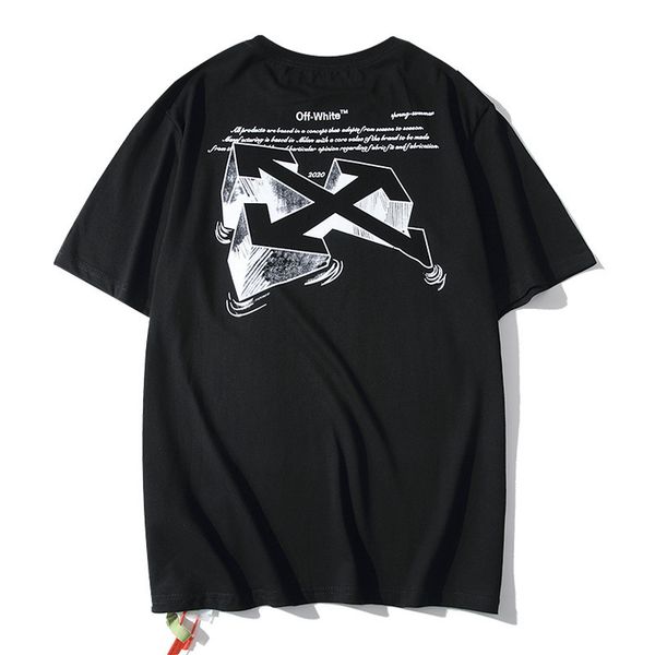 

the new new fashion 2020ss men's 3d square printed cotton short sleeve t-shirt, White;black
