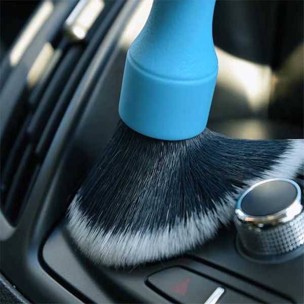 

car sponge 2pcs detail brushes for internal air vents conditioning gap