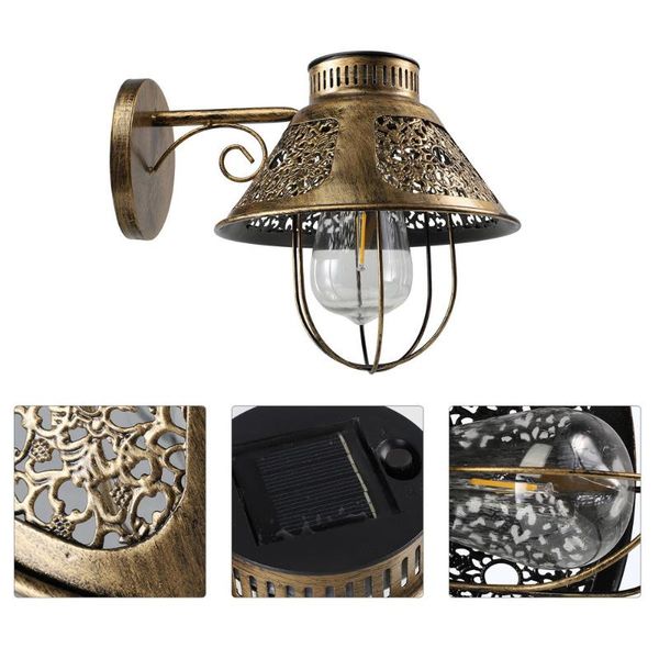 

wall lamp 1pc creative outdoor solar energy light garden decor