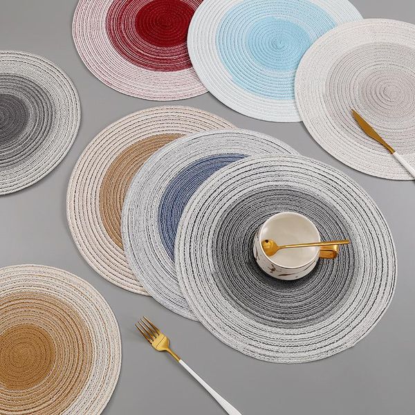 

table napkin 4pcs dinner set track on the napkins round kitchen textiles for home party decoration deskplacemats modern mat