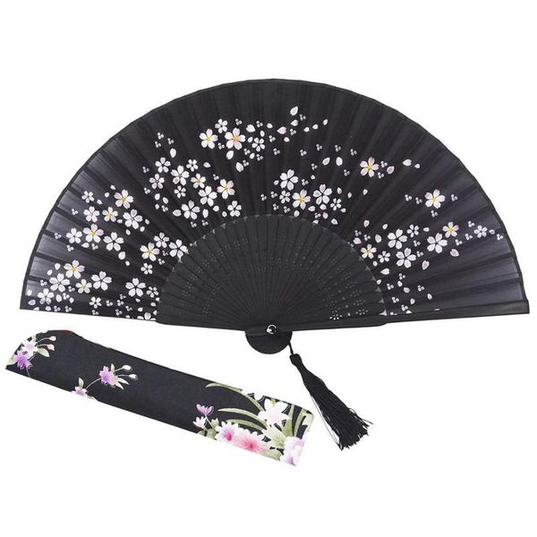 

charming elegant modern woman handmade bamboo silk 8.27 inch(21cm) folding pocket purse hand fan, collapsible transparent holdin