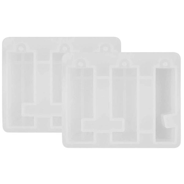 

baking & pastry tools 2pcs phone stand resin mold,silicone holder mold for epoxy casting, keychain