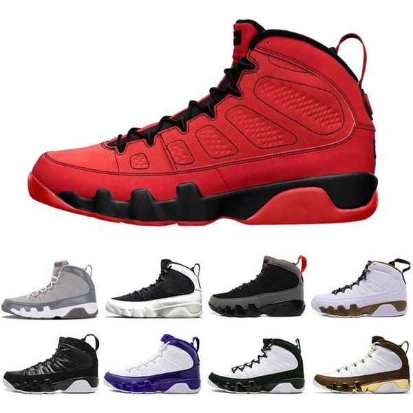 

with box jumpman 9s chile red mens basketball shoes jbc citrus 9 ix change the world dream it unc la bred men trainers sports, Black