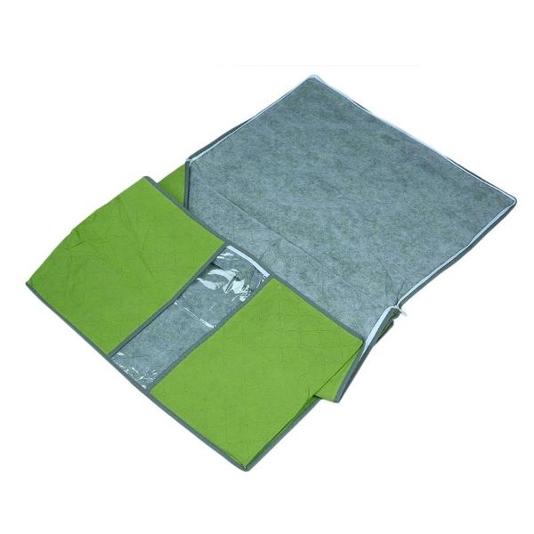 

clothing & wardrobe storage bamboo charcoal quilt bag green