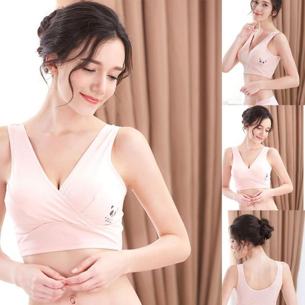 

maternity intimates women bra cotton intimate nursing underwear breastfeeding ladies sujetador lactancia mujer#y4, White
