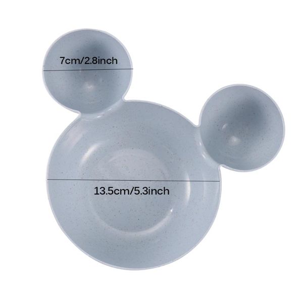 

baby wheat straw plate cartoontableware dishes kids dinner bowl spoon fork fruit plate heath children training bowl with dishe