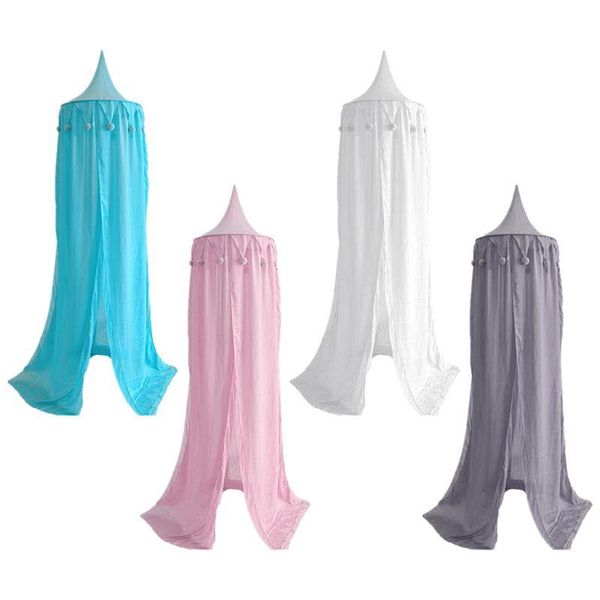 

crib netting children kids bed canopy bedcover mosquito net curtain bedding dome tent decor f3me