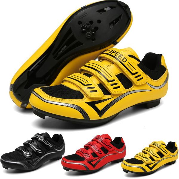 

cycling footwear 2021 latest fashion mountain road bike shoes couple outdoor sports and leisure 36-48 size, Black