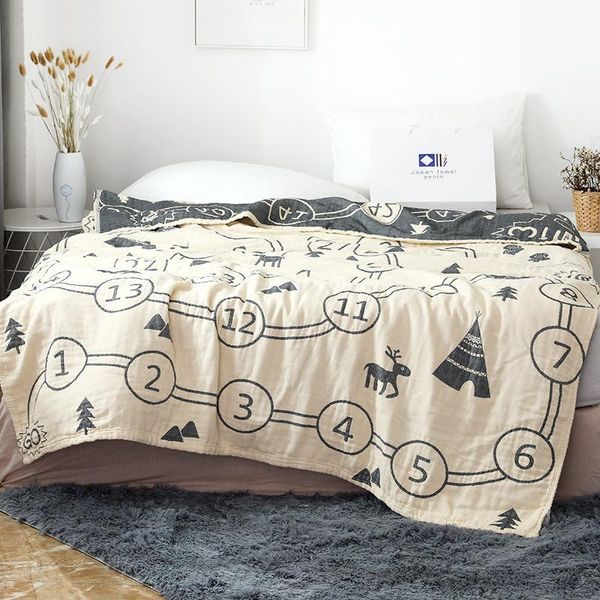 

blankets boho nodic baby bedspread swaddler blanket camping plaid travel comforter