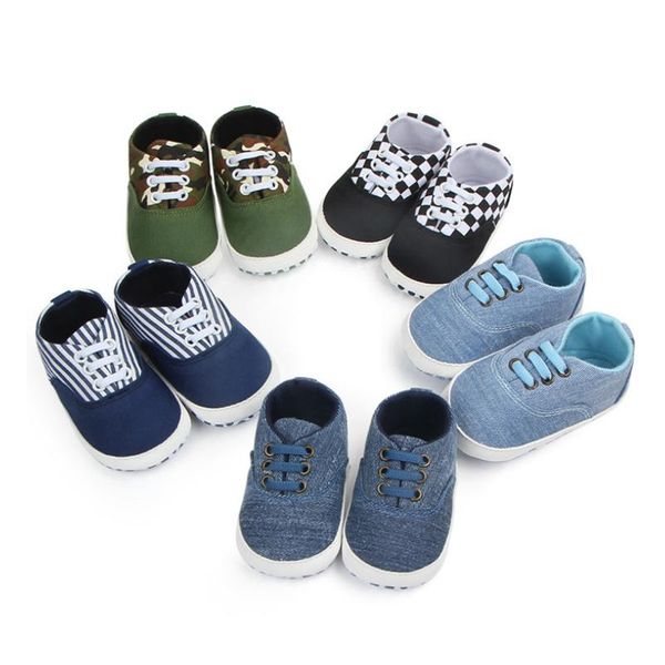 

first walkers baby boys girls patchwork cotton shoes soft sole infant casual prewalker anti-slip toddler