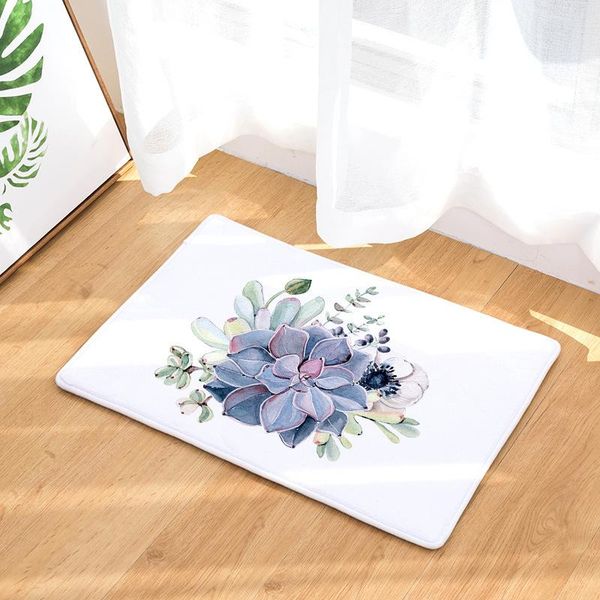 

green plant floor mats living rooms anti-slip carpet for bedroom kitchen bathroom rug welcome mats for front door