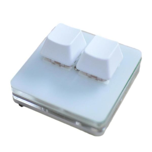 

keyboards usb mini keypad gamer 2 keys mechanical keyboard diy custom keycaps copy and paste audio shortcut gaming programmable