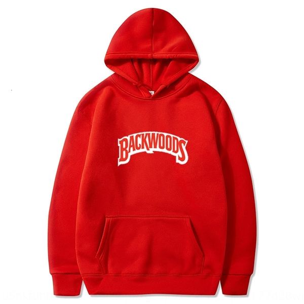 

backwoods sweater letter printed hoodie leisure sports autumn and winter cap capmen's sweatshirts hoodies women ca with hat for men and, Black