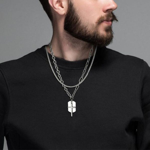 

pendant necklaces minimalist fashion necklace, chain bohemian urban ladies necklace, Silver