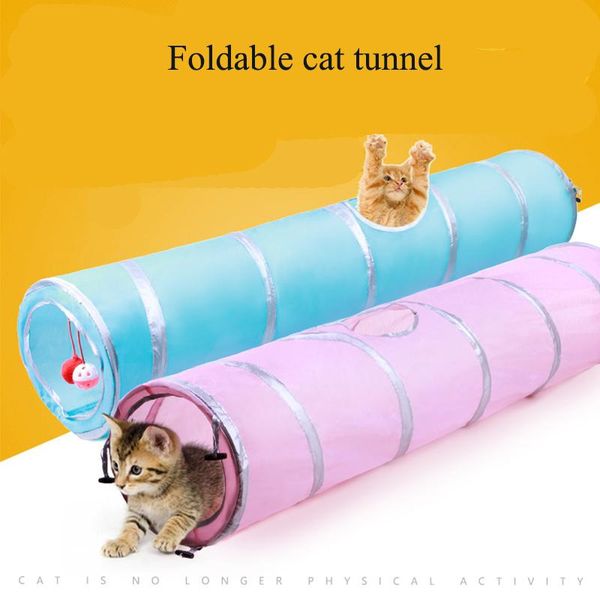 

small animal supplies practical cat tunnel pet tube collapsible play toy indoor outdoor kitty puppy toys for puzzle exercising hiding traini